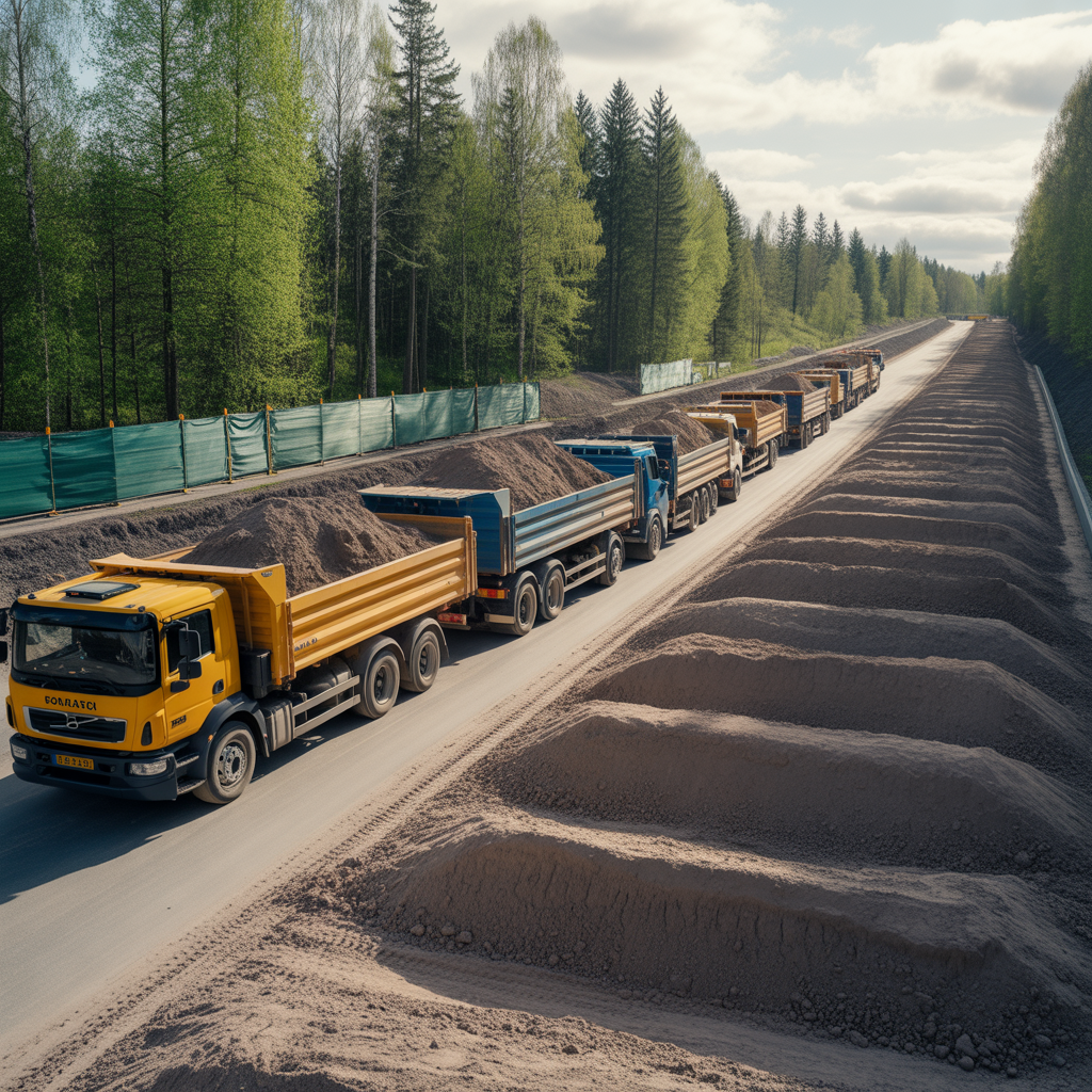 12.Sa transporteras schaktmassor pa ett miljovanligt satt