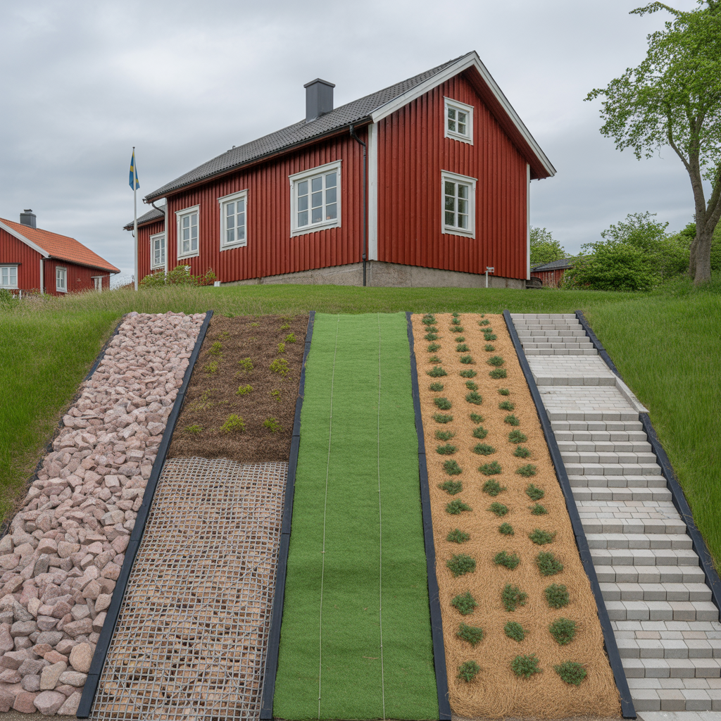 erosionsskydd pa slant jamforelse av metoder och pris