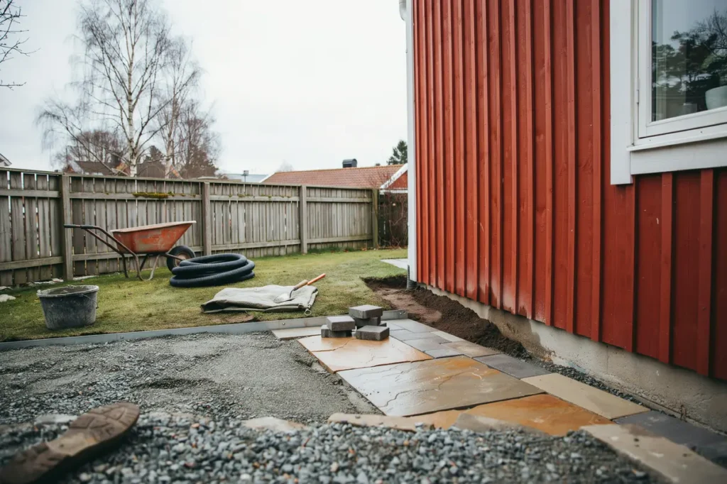 planera en h llbar uteplats p r tt underlag materialval dr nering och vanliga misstag